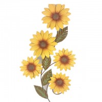 Metal Sunflower Decorative Wall Hanging Home Decoration